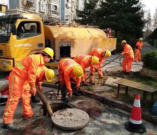 郭河镇市政管道清淤