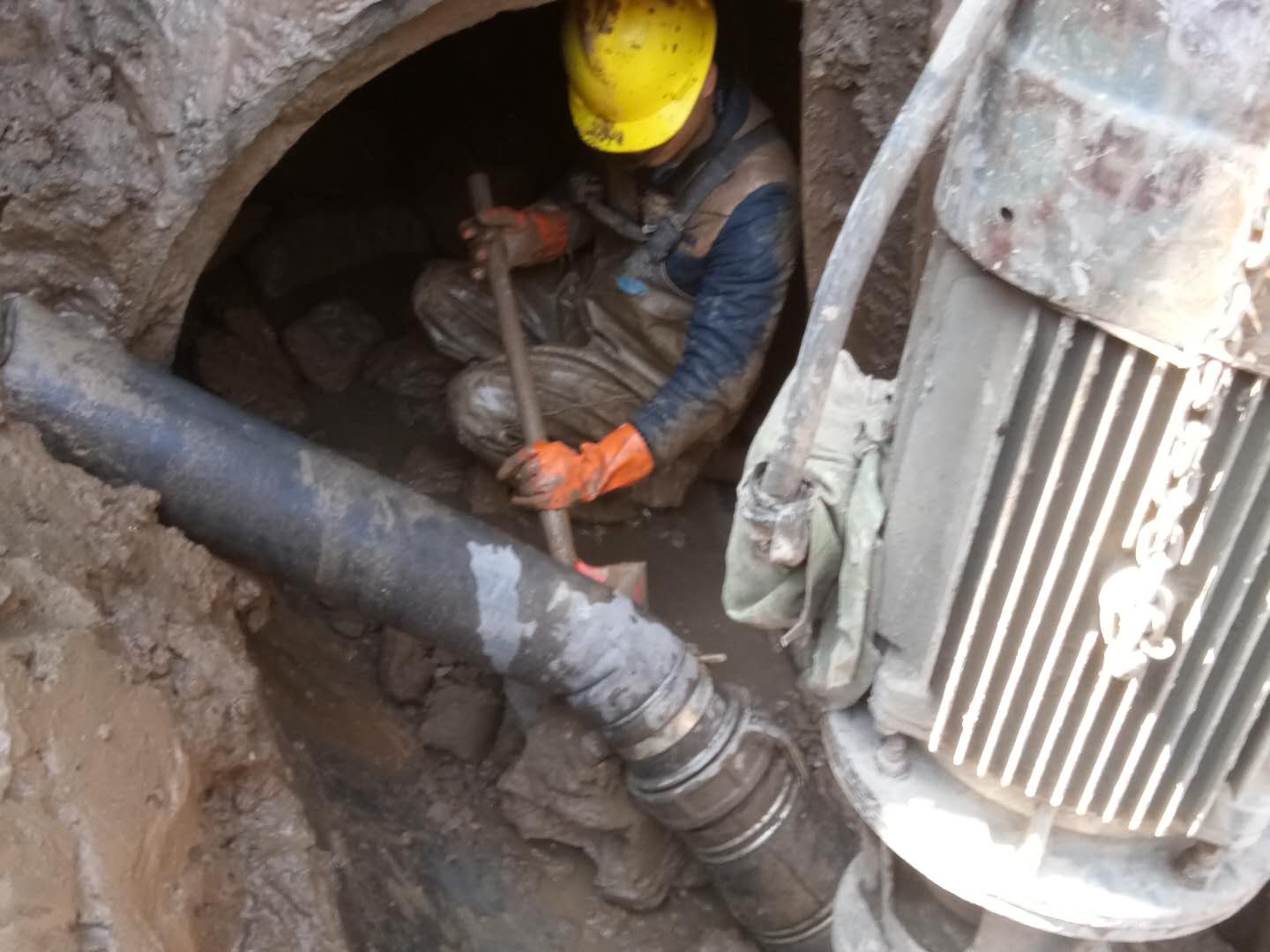 郭河镇管道清淤