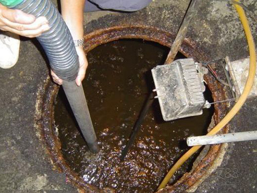 郭河镇隔油池清理