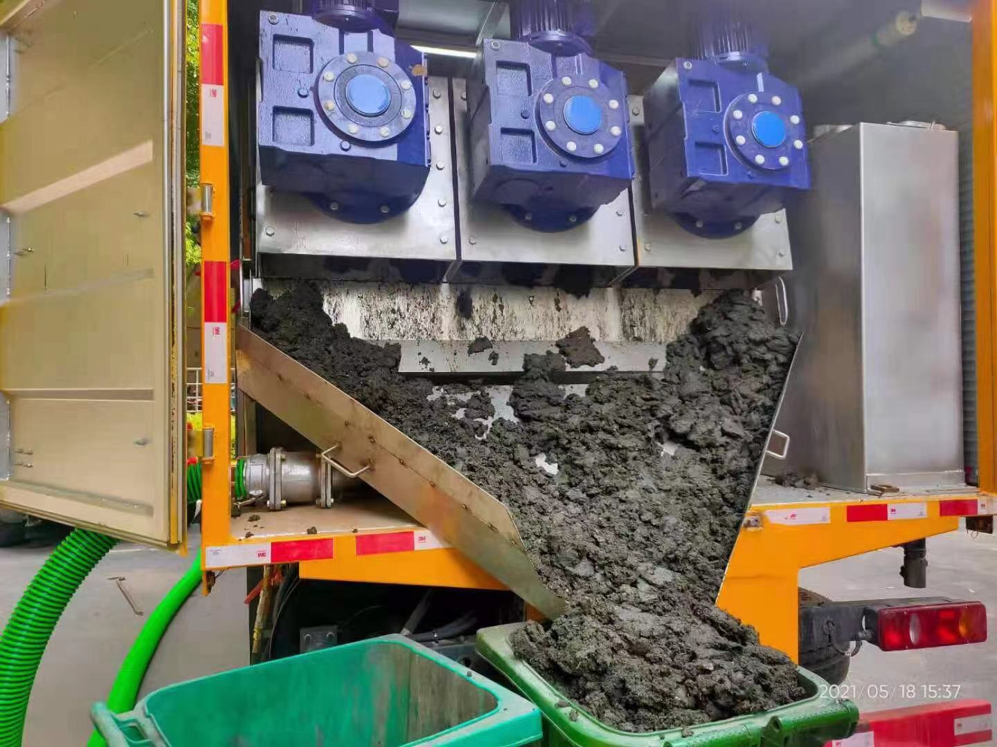 郭河镇化粪池清掏城市维护站-泥浆净化干湿分离处理